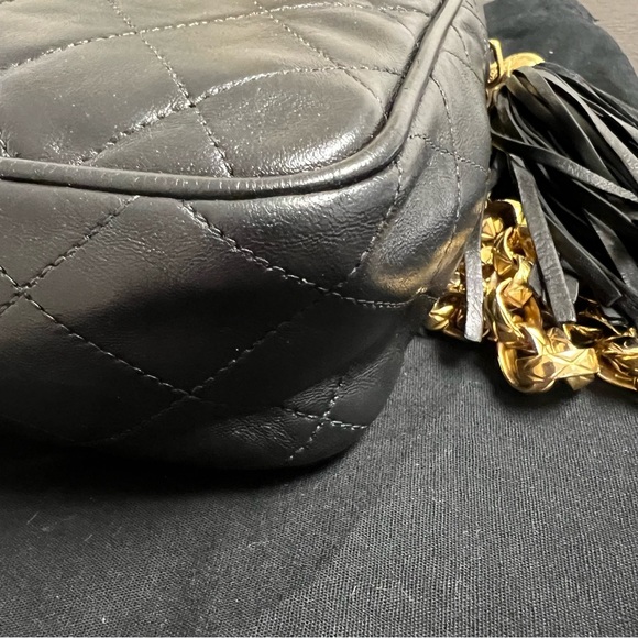 Authentic*RARE 1994 Chanel Camera Bag with Bijoux chain - Picture 15 of 17